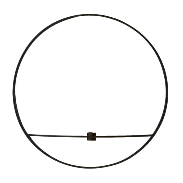 POV Circle Kerzenhalter L - Schwarz - Audo Copenhagen
