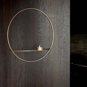 POV Circle Teelichthalter L - Messing - Audo Copenhagen