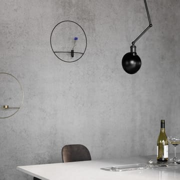 POV Circle Wand-Vase L - Schwarz - Audo Copenhagen