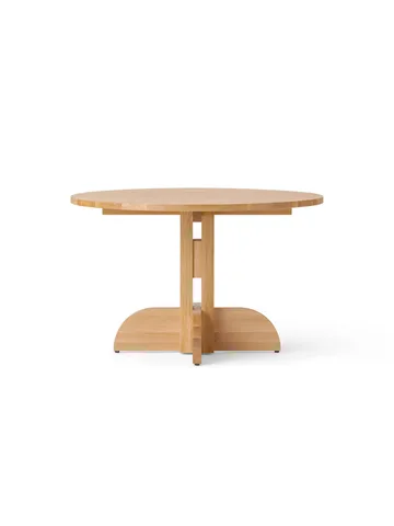 Puffin Dining Table Eiche Massiv Natur - Natur-Eiche, Ø120 cm - Audo Copenhagen