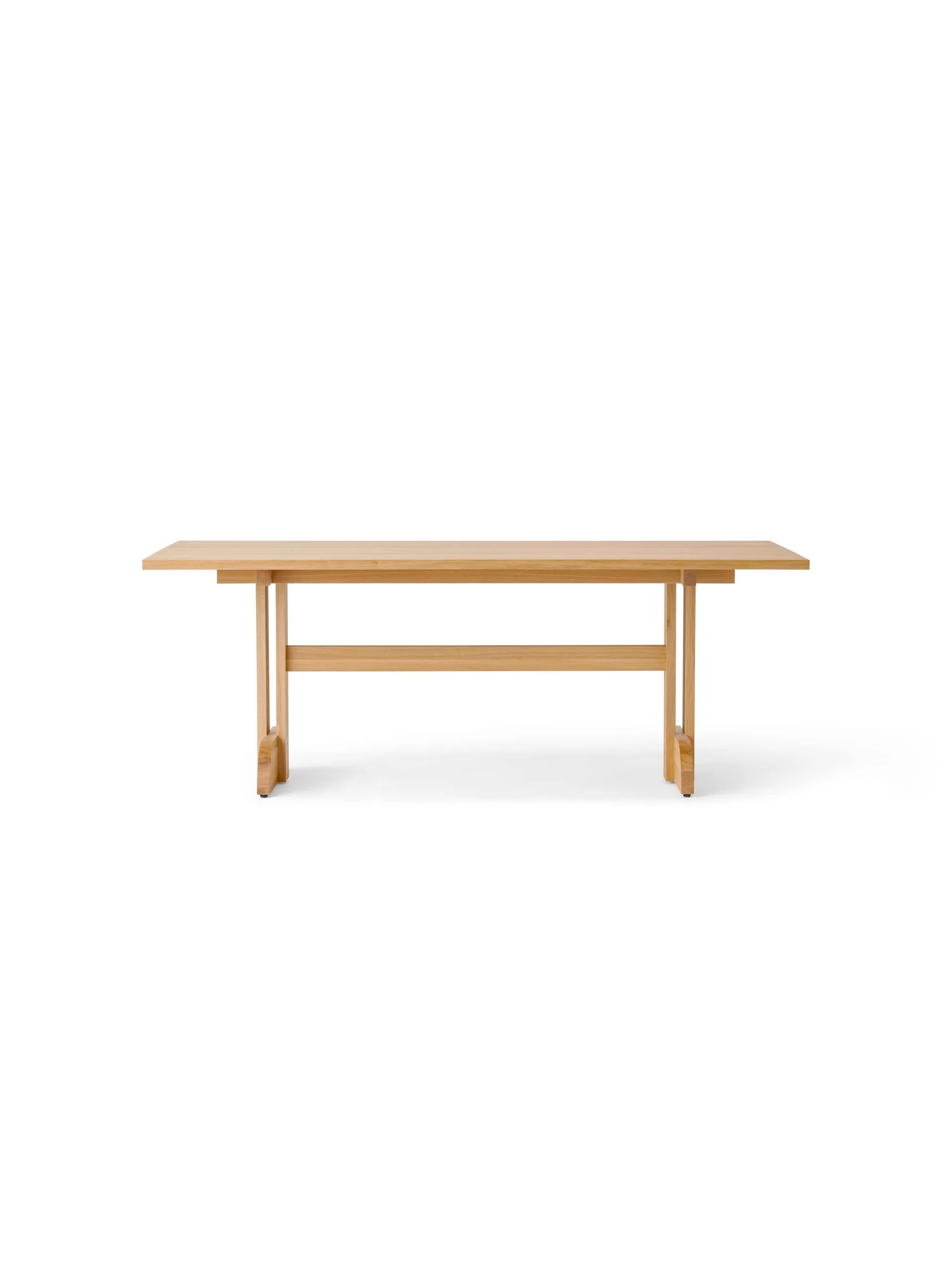 Puffin Dining Table Eiche Massiv Natur, Naturbelassene Eiche, 200x95 cm Audo Copenhagen