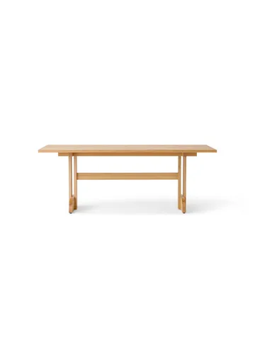 Puffin Dining Table Eiche Massiv Natur - Naturbelassene Eiche, 200x95 cm - Audo Copenhagen