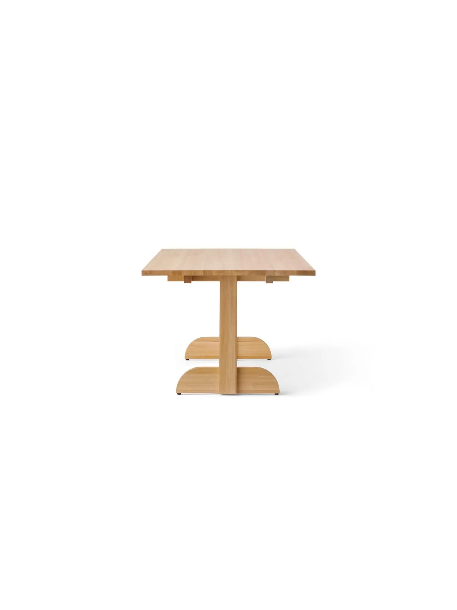 Puffin Dining Table Eiche Massiv Natur, Naturbelassene Eiche, 200x95 cm Audo Copenhagen