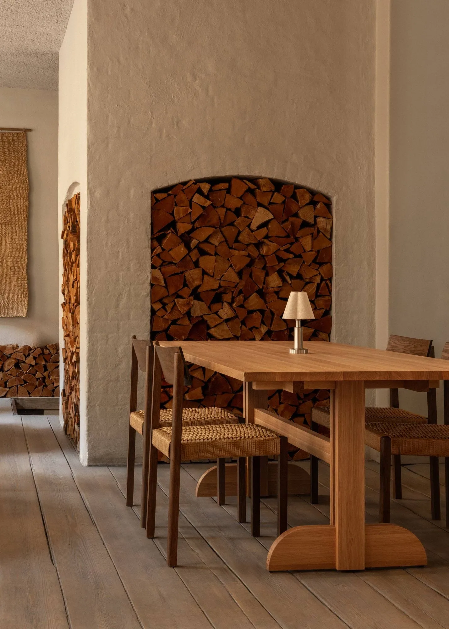 Puffin Dining Table Eiche Massiv Natur, Naturbelassene Eiche, 200x95 cm Audo Copenhagen