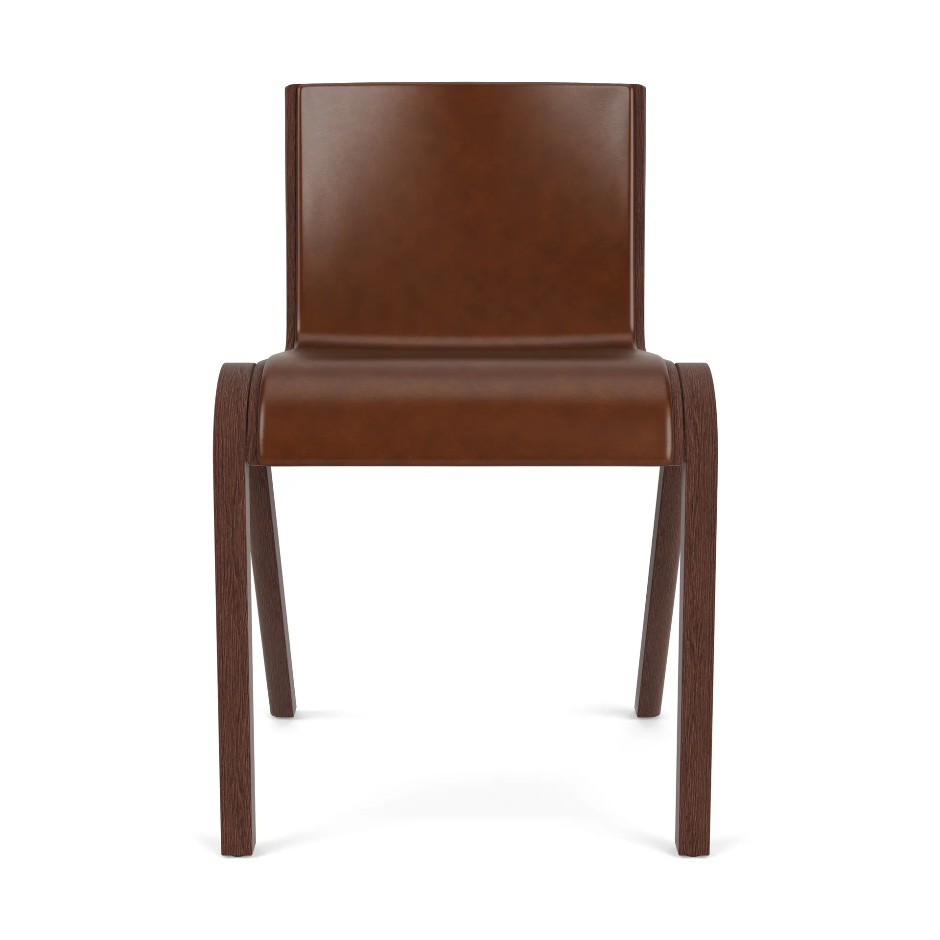 Ready Stuhl mit Stoffbezug, Red oak-Dakar 0329 Brown Audo Copenhagen