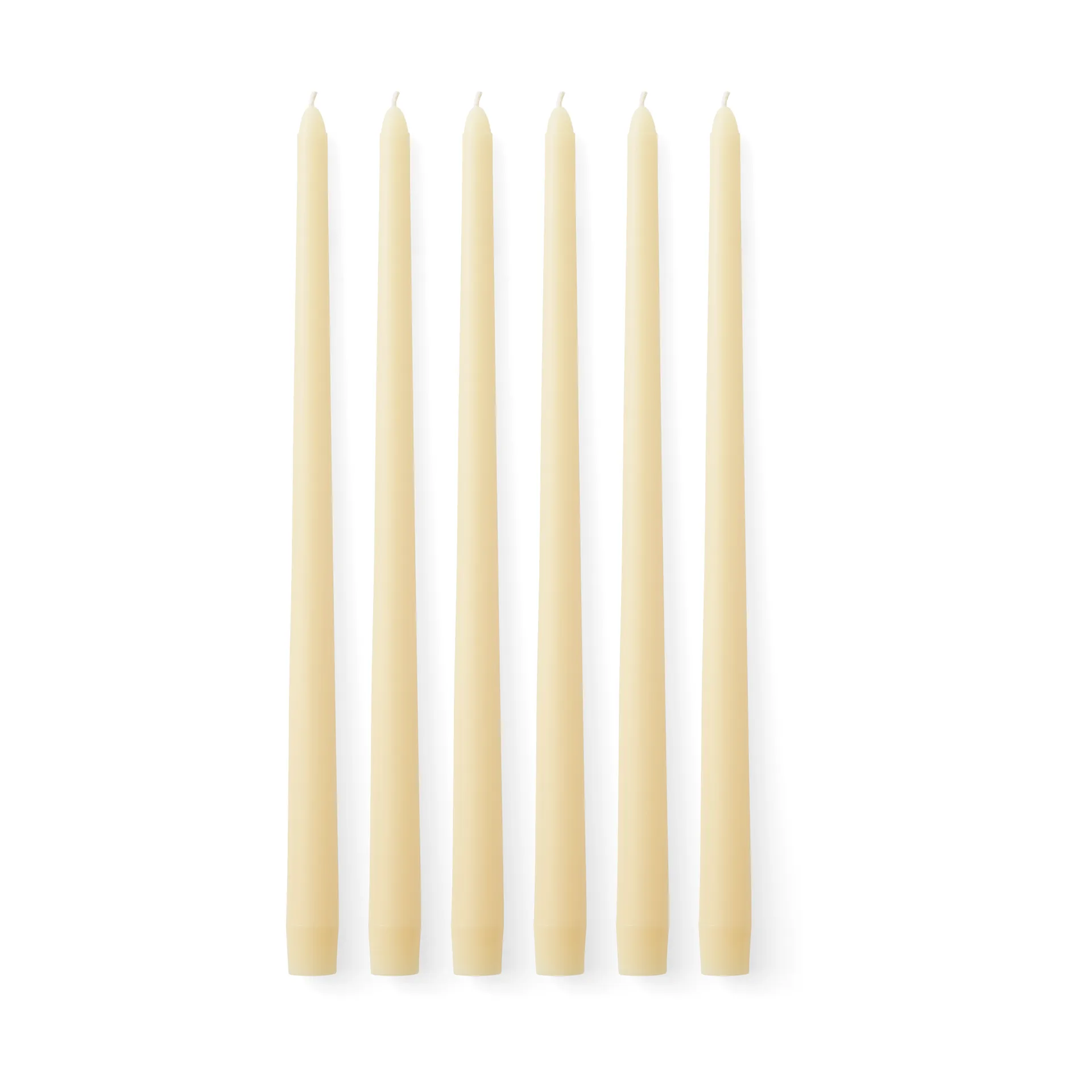 Spire Kerze 38 cm 6er-Pack, Ivory Audo Copenhagen
