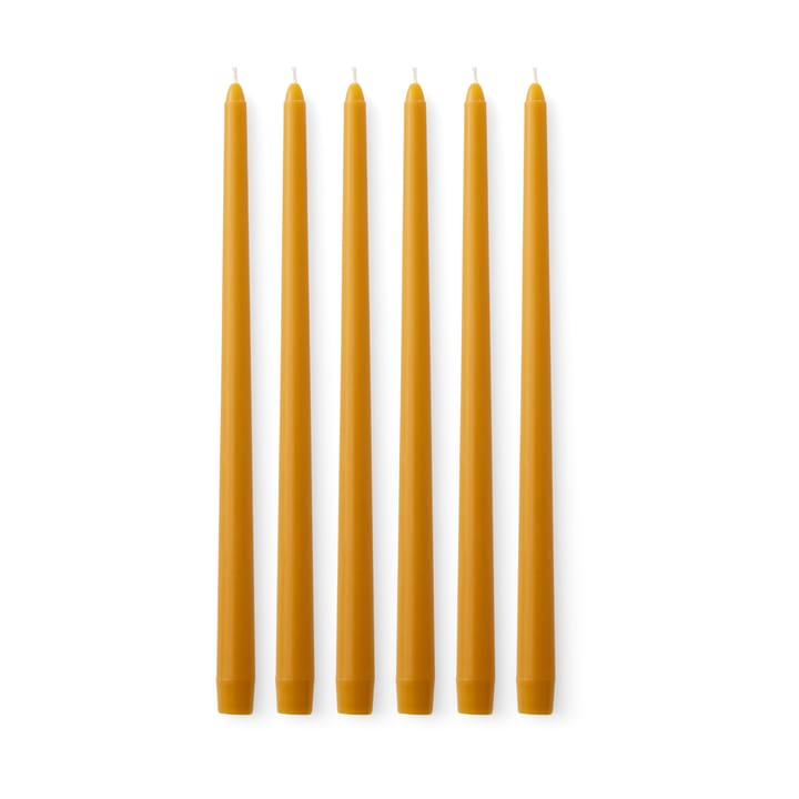 Spire Kerze 38 cm 6er-Pack - Ochre - Audo Copenhagen