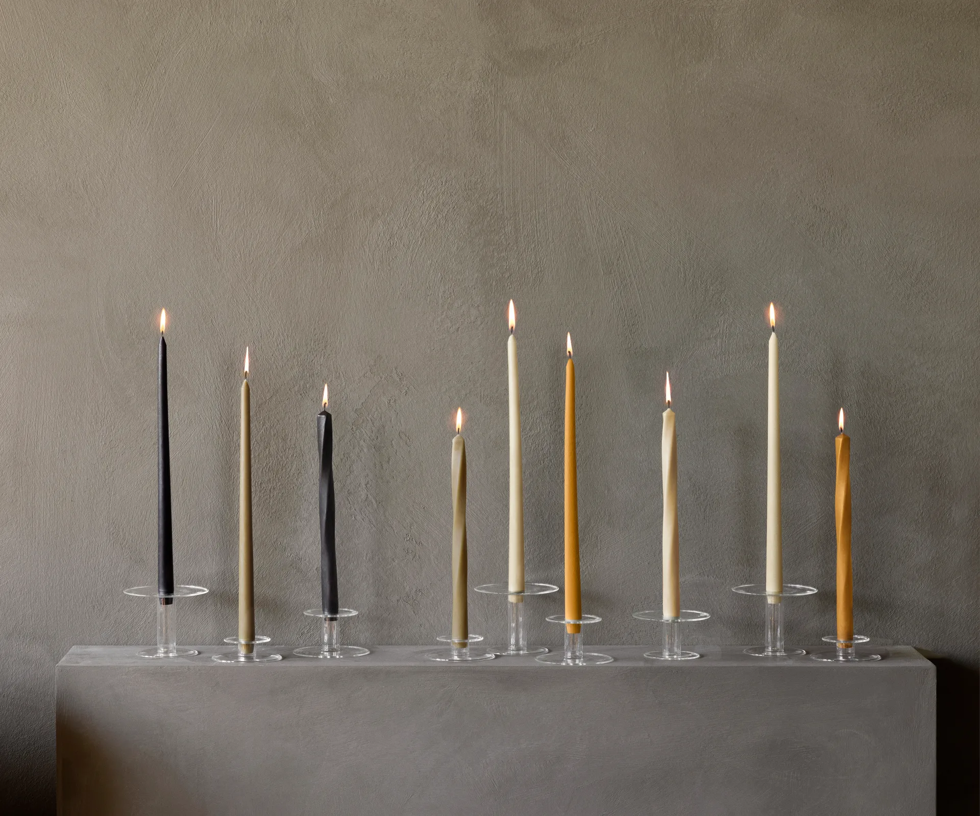 Spire Kerze 38 cm 6er-Pack, Ochre Audo Copenhagen