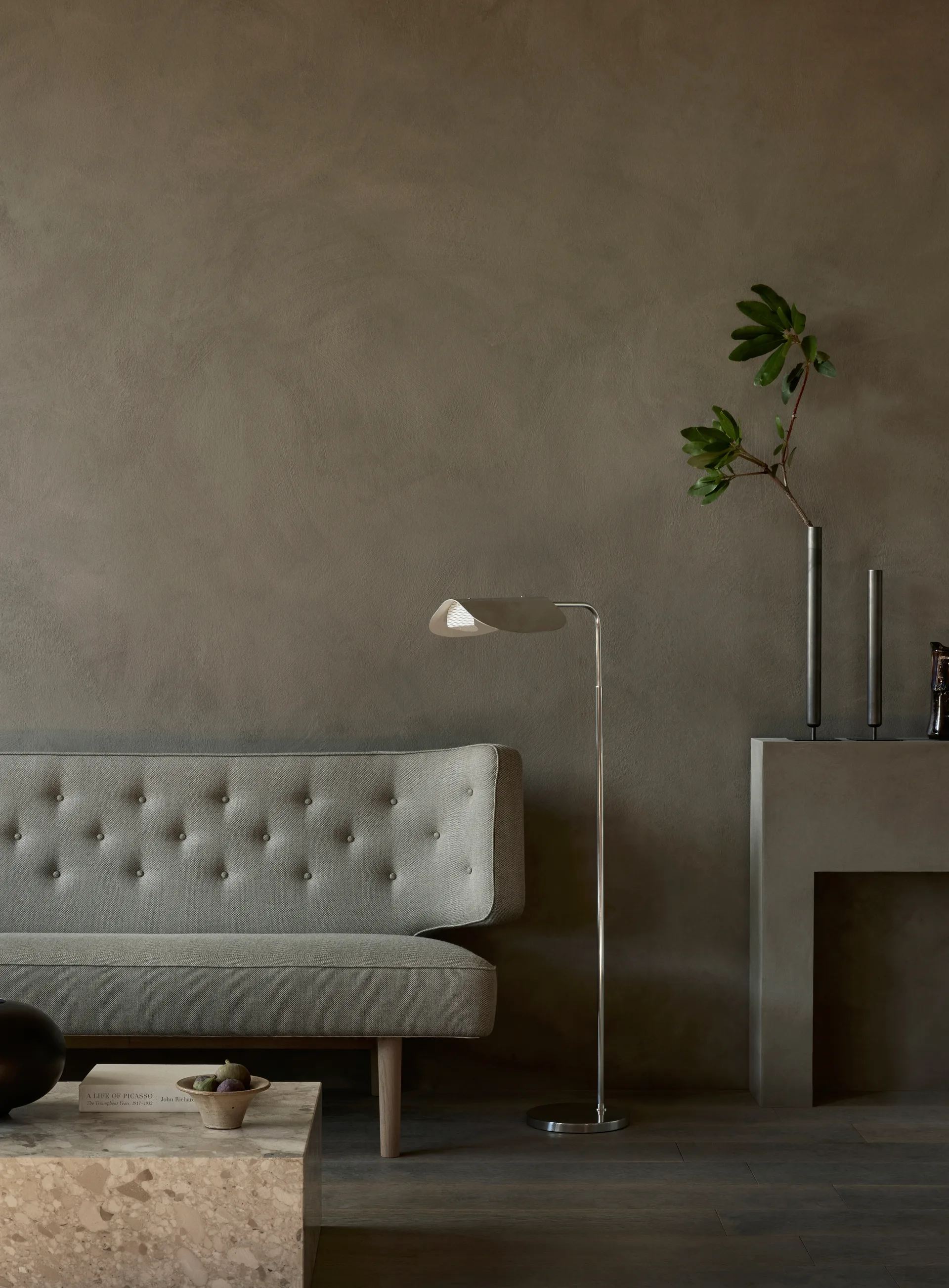 Stance Vase 40 cm, Bronzed Brass Audo Copenhagen