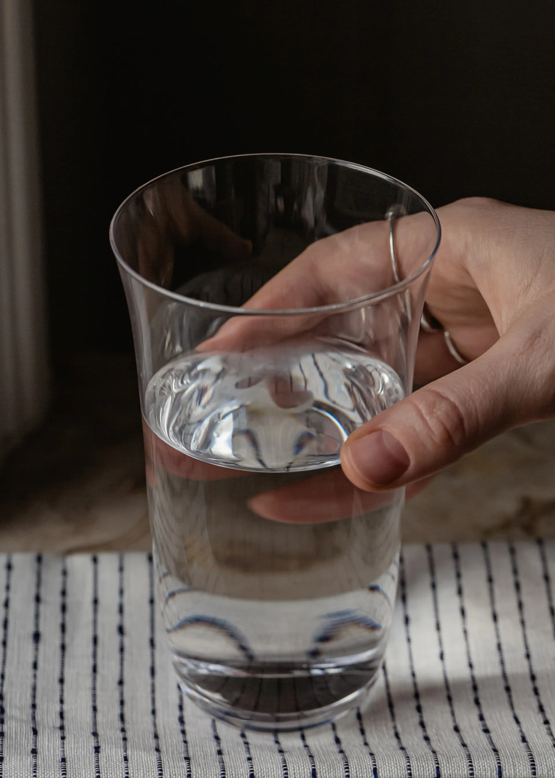 Strandgade Wasserglas 13,7cm 2er Pack, Klar Audo Copenhagen