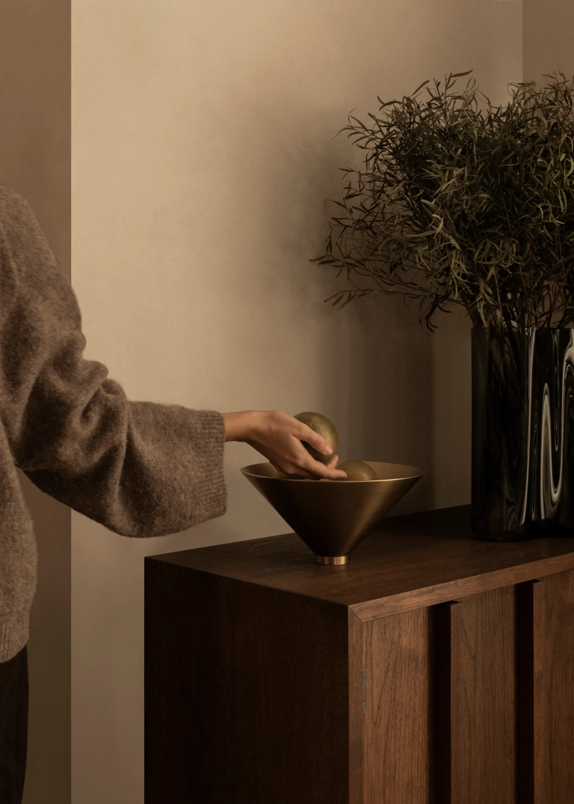 Taper Schale Ø 26 cm, Messing Audo Copenhagen