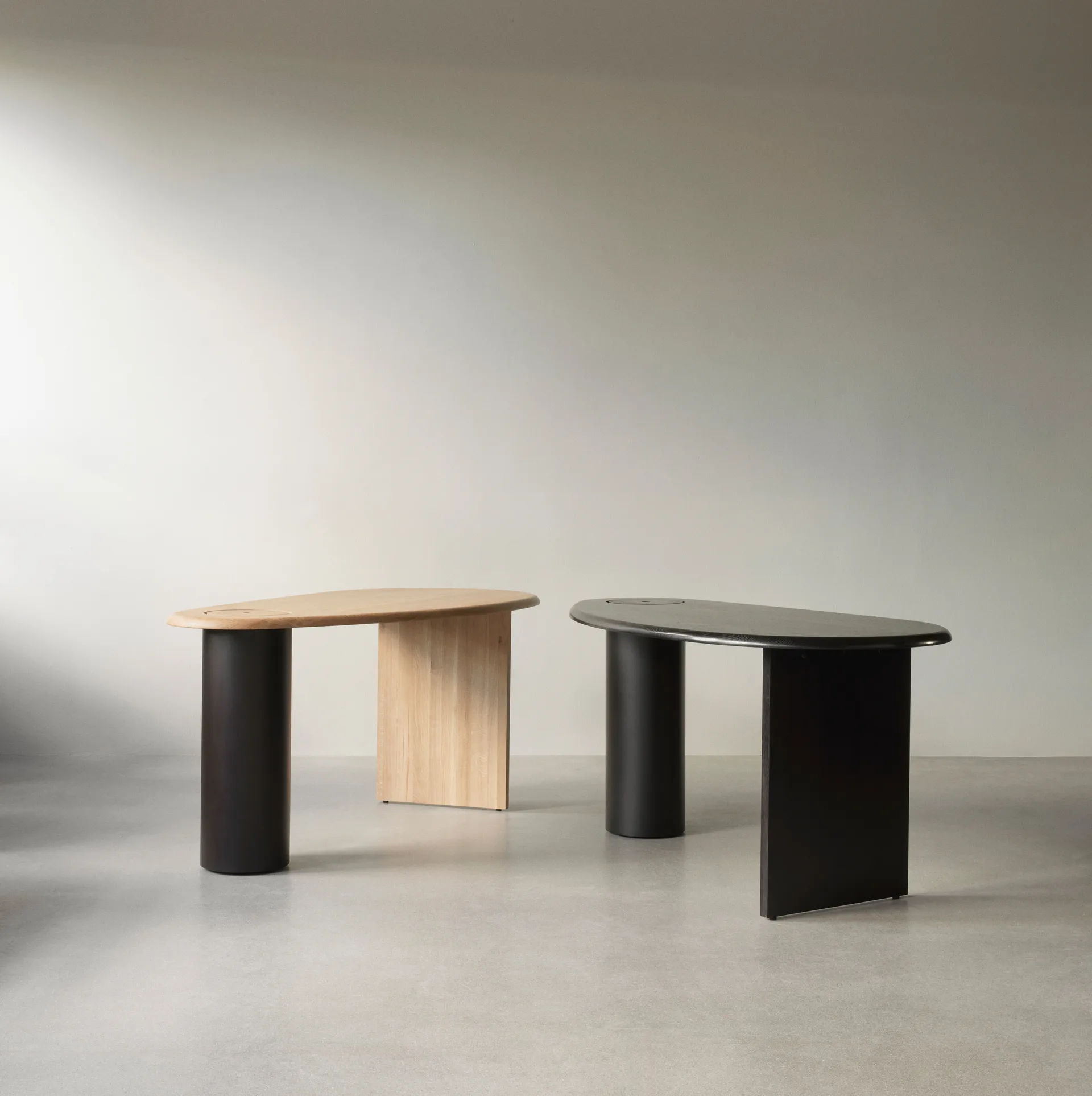 The Eclipse desk Schreibtisch, Natural Oak Audo Copenhagen