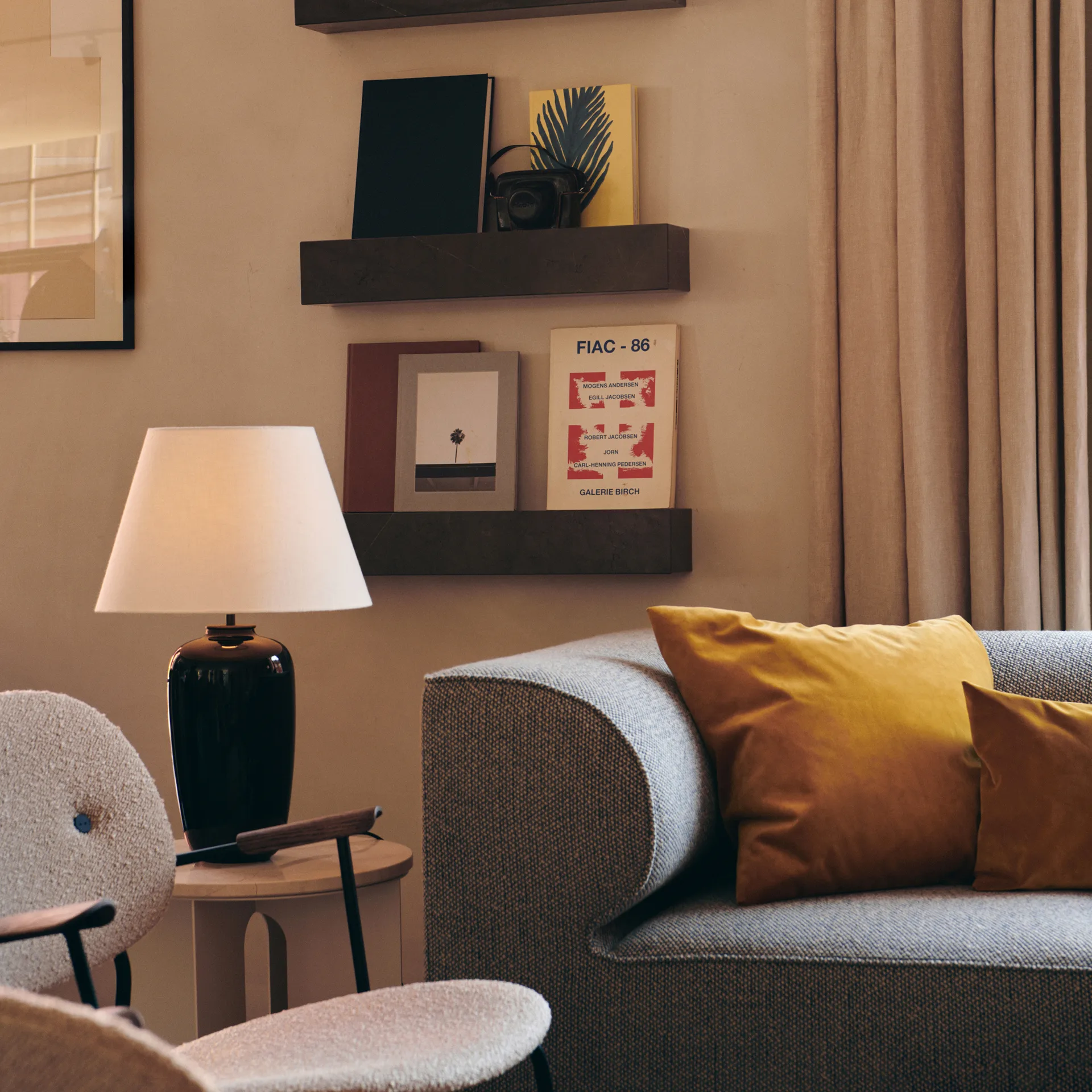 Torso Tischleuchte 57cm, Schwarz Audo Copenhagen