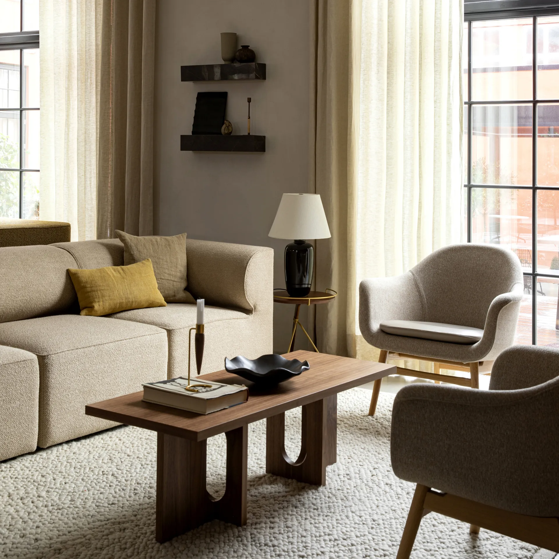 Torso Tischleuchte 57cm, Schwarz Audo Copenhagen