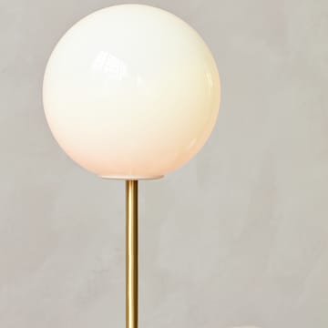 TR Bulb Tischleuchte - Opal shiny, Lampenfuß aus grauem Marmor - Audo Copenhagen