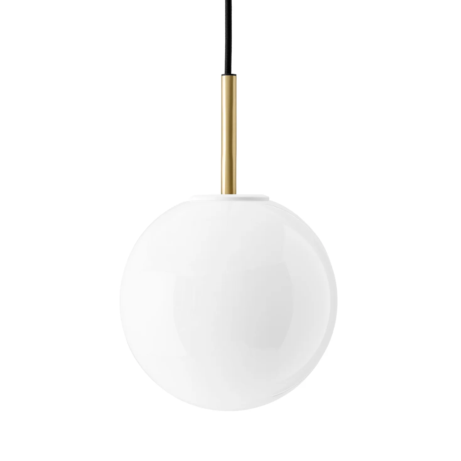 TR Pendelleuchte Messing, Opalglas glänzend Audo Copenhagen