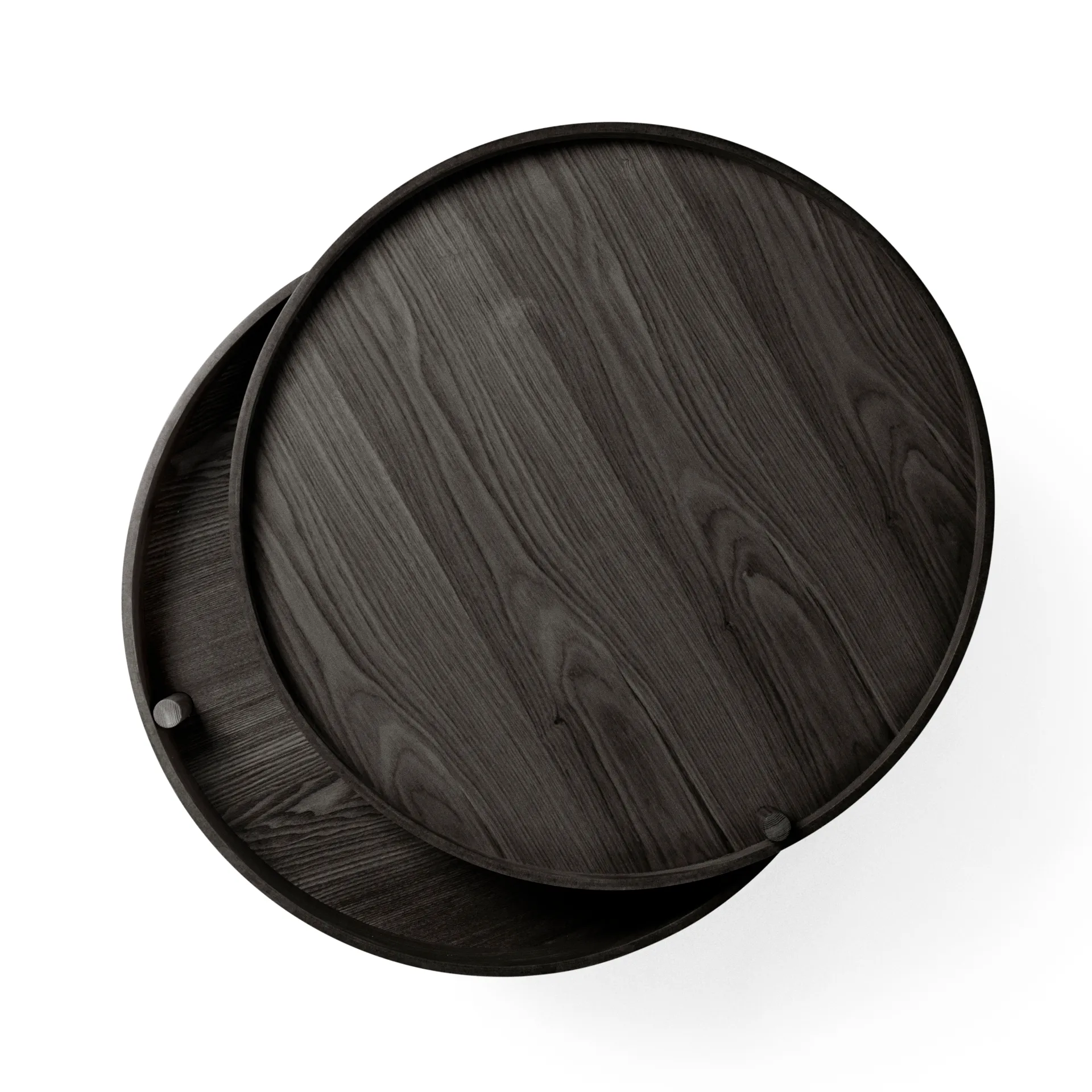 Turning Tisch, Esche schwarz gebeizt-Messing Audo Copenhagen