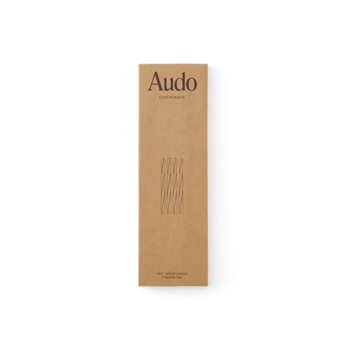 Twist Kerze 30cm 4er Pack, Neutral Audo Copenhagen