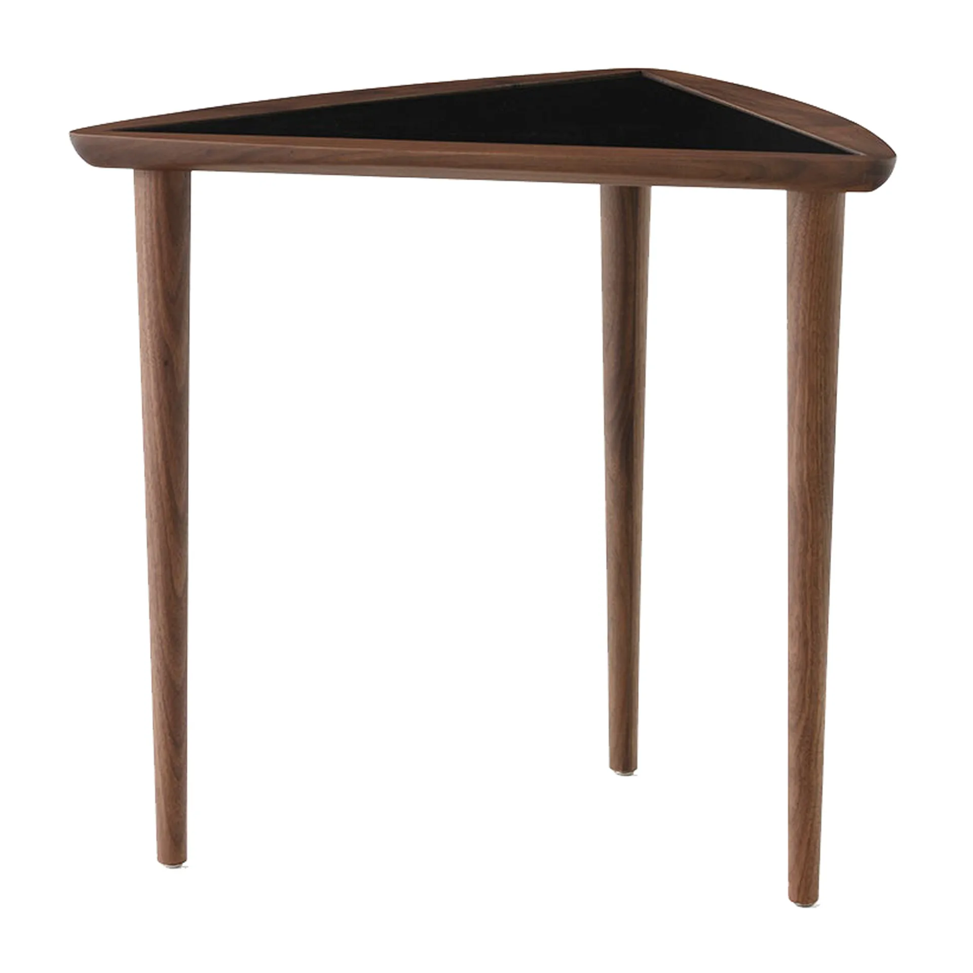 Umanoff nesting side table, Walnut-black Audo Copenhagen