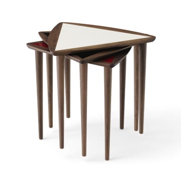 Umanoff nesting side table - Walnut-fog - Audo Copenhagen