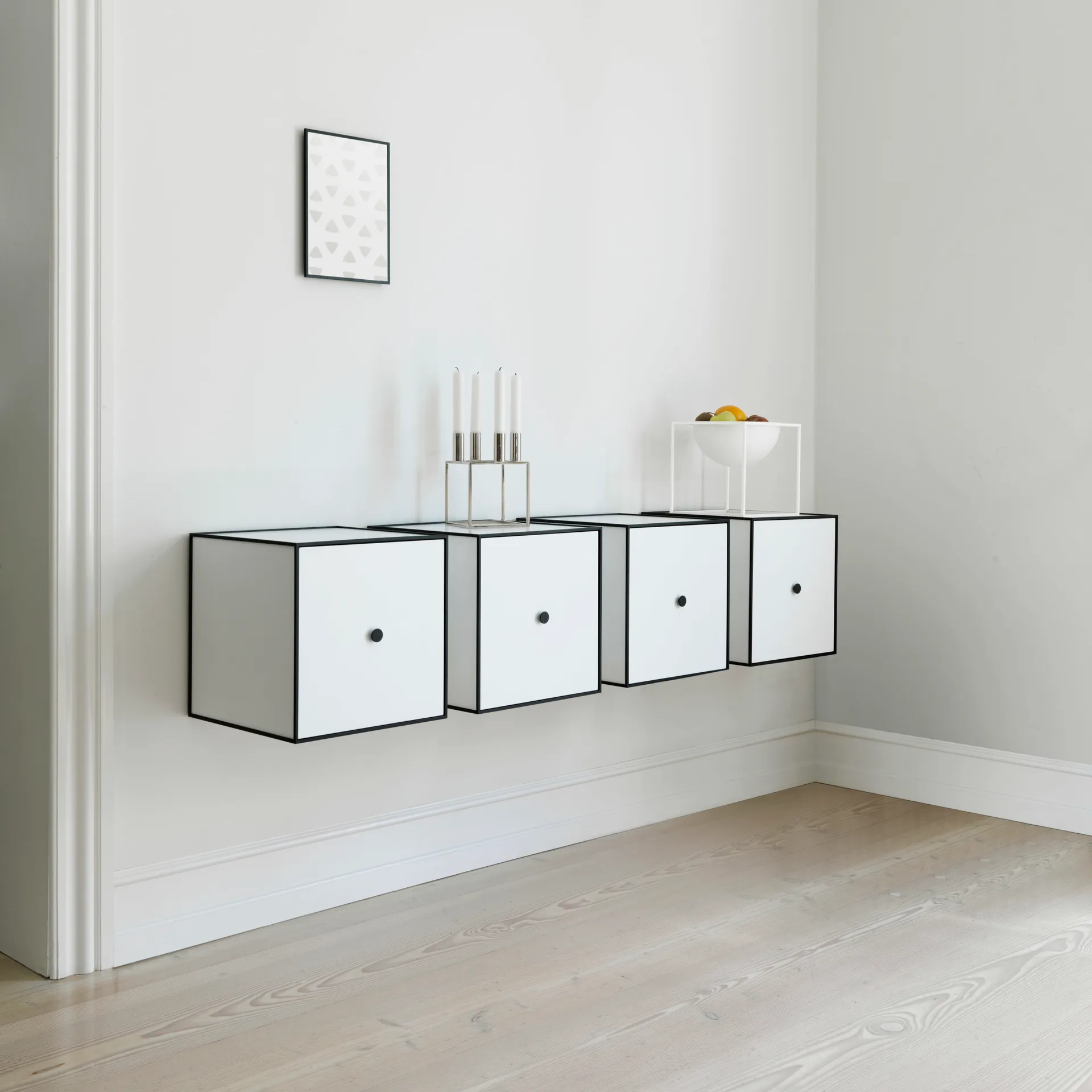 View Spiegel 30 x 30cm, Schwarz Audo Copenhagen