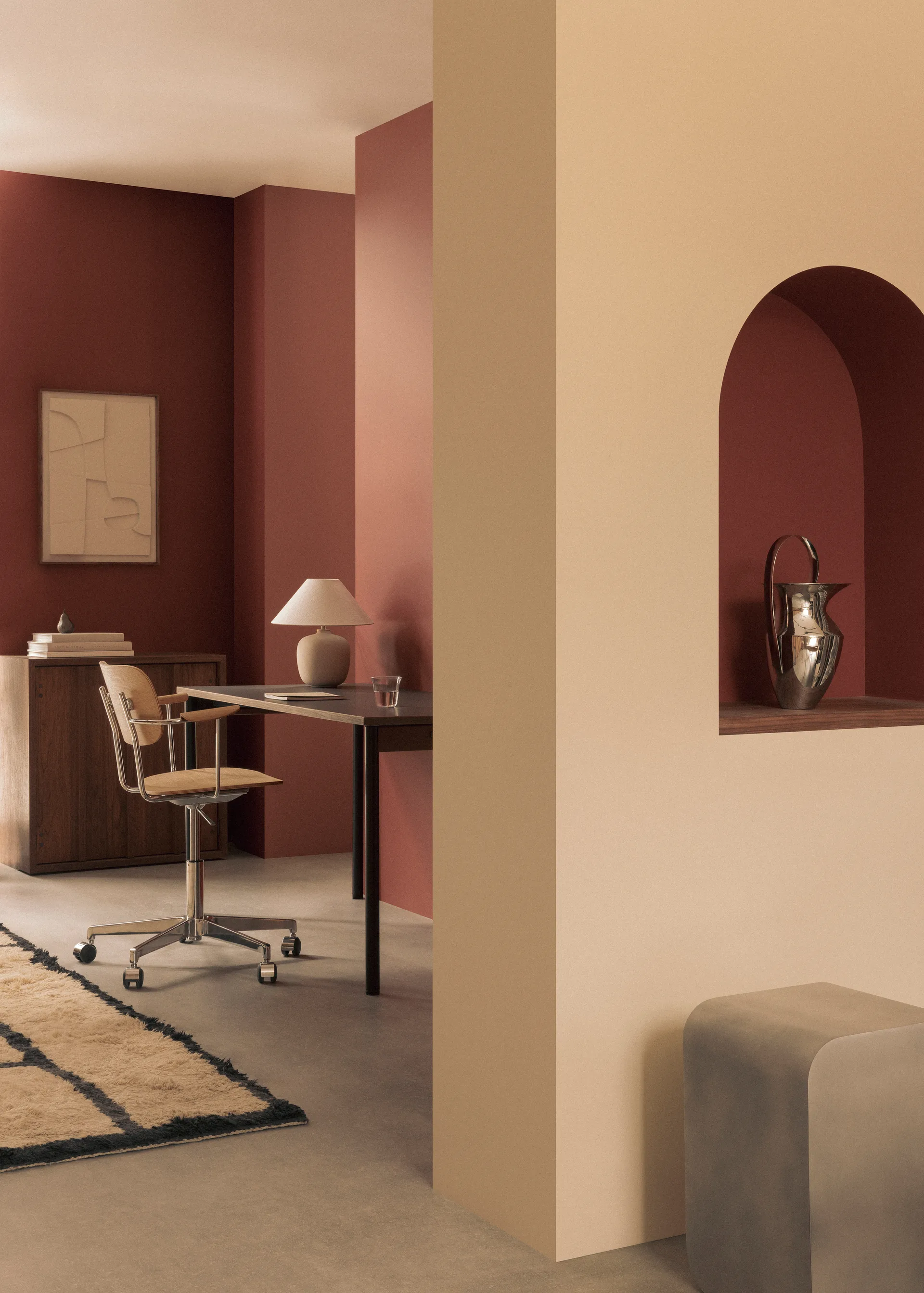 Volume Beistelltisch, Aluminium Audo Copenhagen