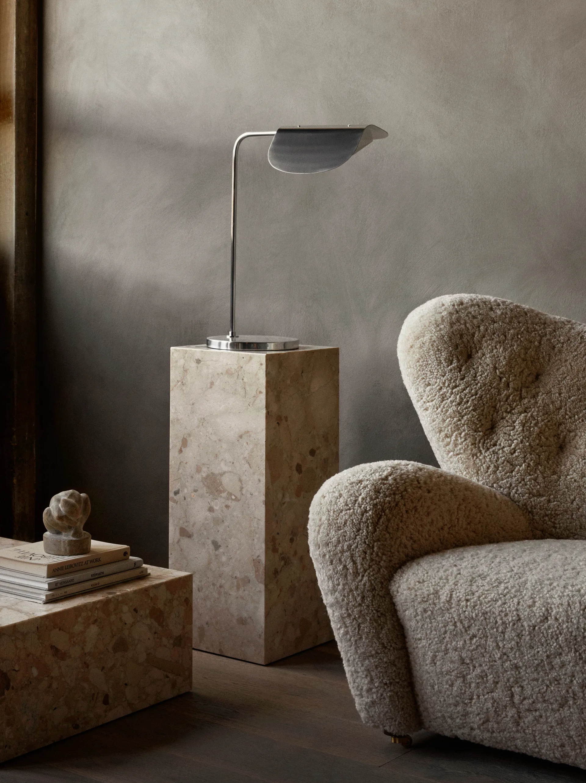 Wing Tischleuchte 56 cm, Aluminium Audo Copenhagen