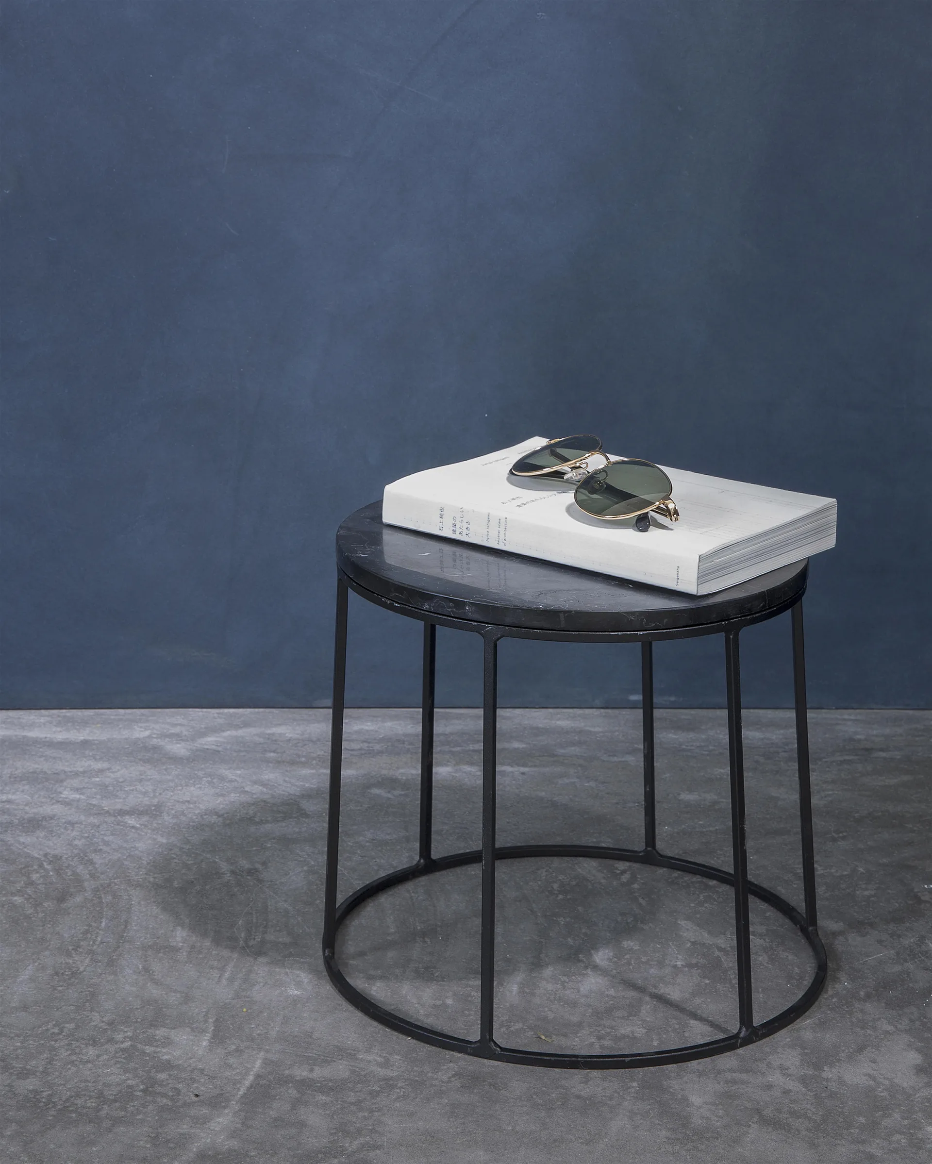 Wire table top, Schwarzes Marmor Audo Copenhagen
