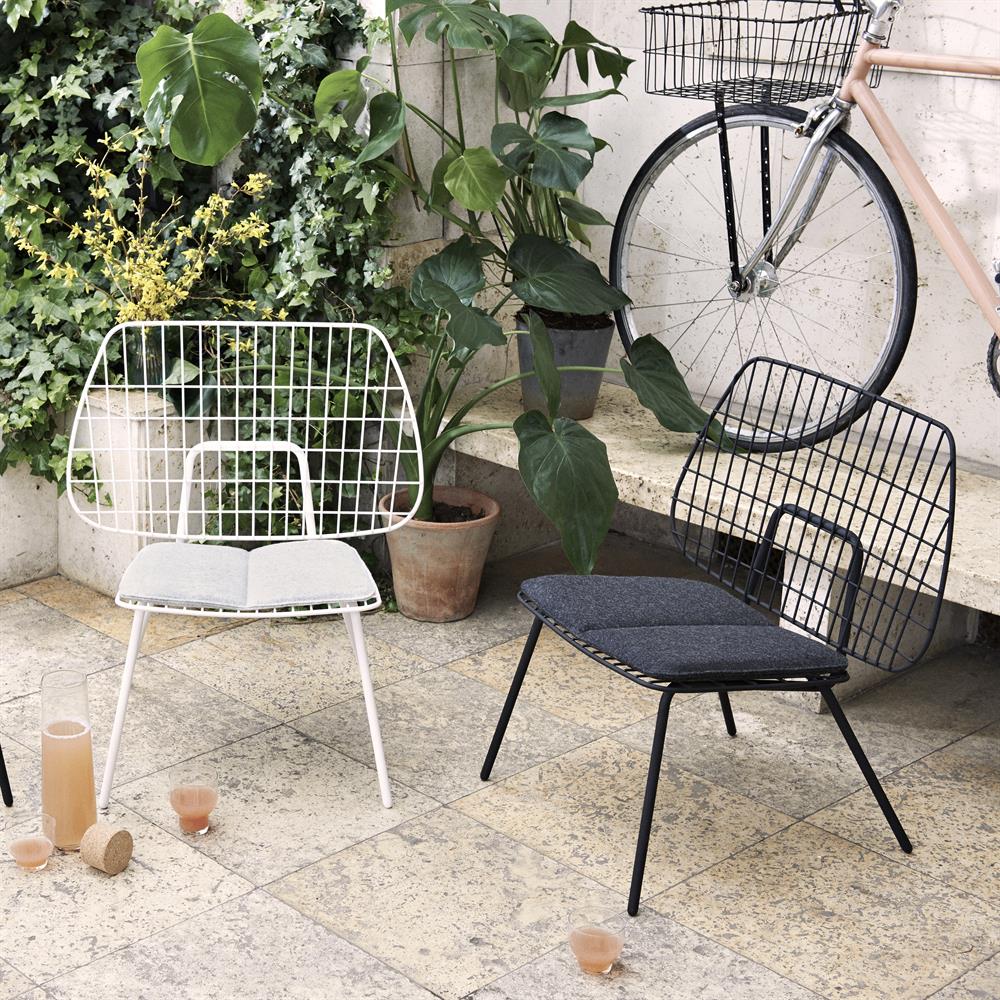 WM String Loungestuhl, Schwarz Audo Copenhagen