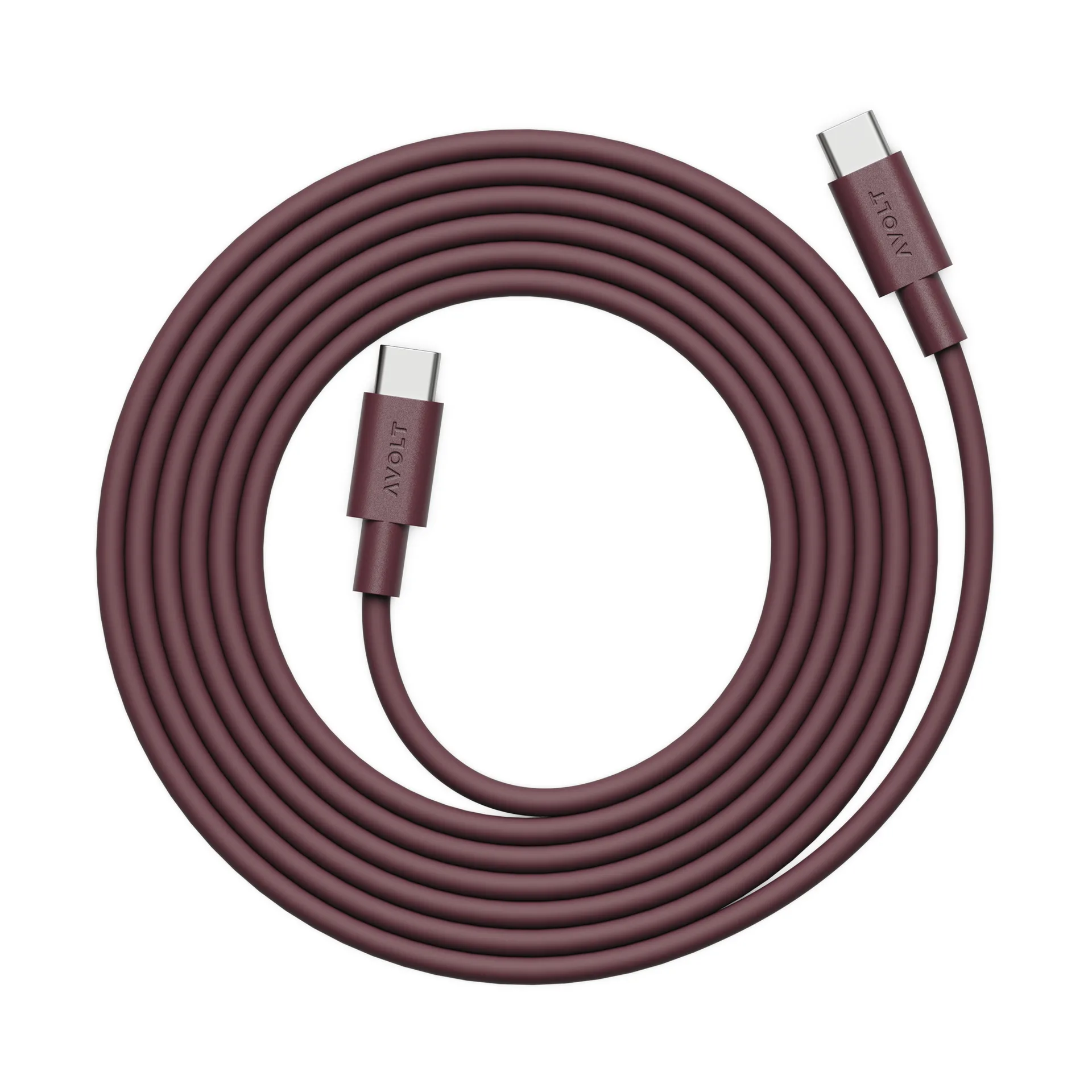 AVOLT x Bauhaus-Archiv Cable 1 USB C zu USB C
, Mulberry Red Avolt