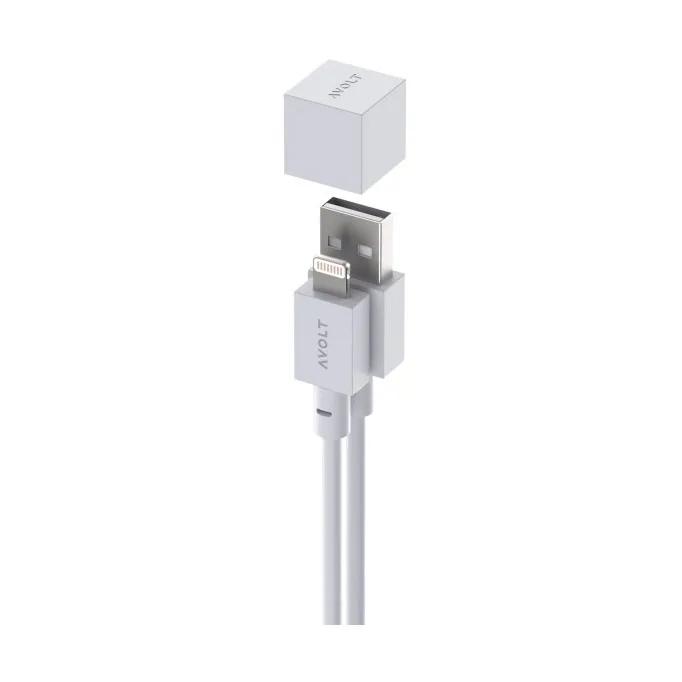 Cable 1 USB-A zu Lightning Kabel 1,7 m, White Avolt