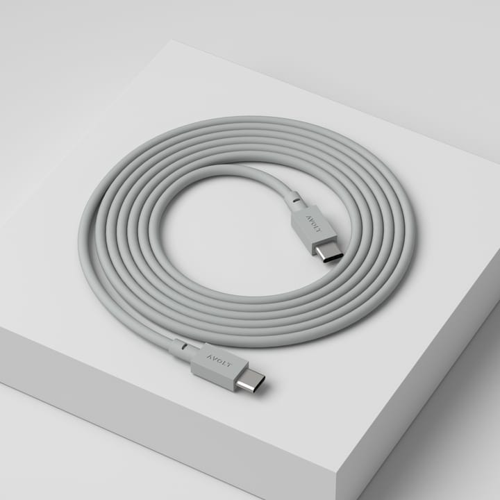 Cable 1 USB-C zu USB-C Ladekabel 2 m - Gotland gray - Avolt