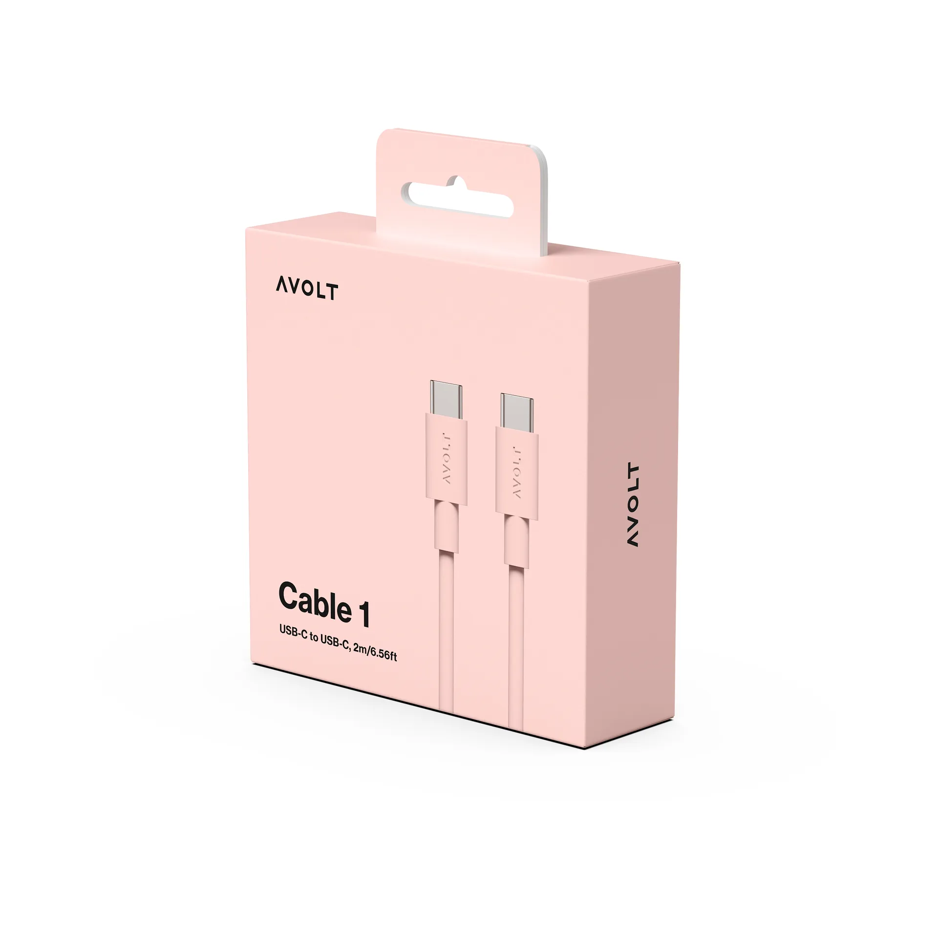 Cable 1 USB-C zu USB-C Ladekabel 2 m, New Pink Avolt