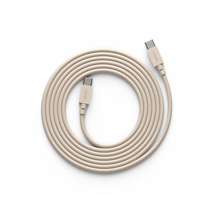 Cable 1 USB-C zu USB-C Ladekabel 2 m - Nomad sand - Avolt