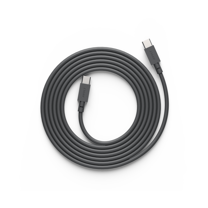 Cable 1 USB-C zu USB-C Ladekabel 2 m - Stockholm black - Avolt