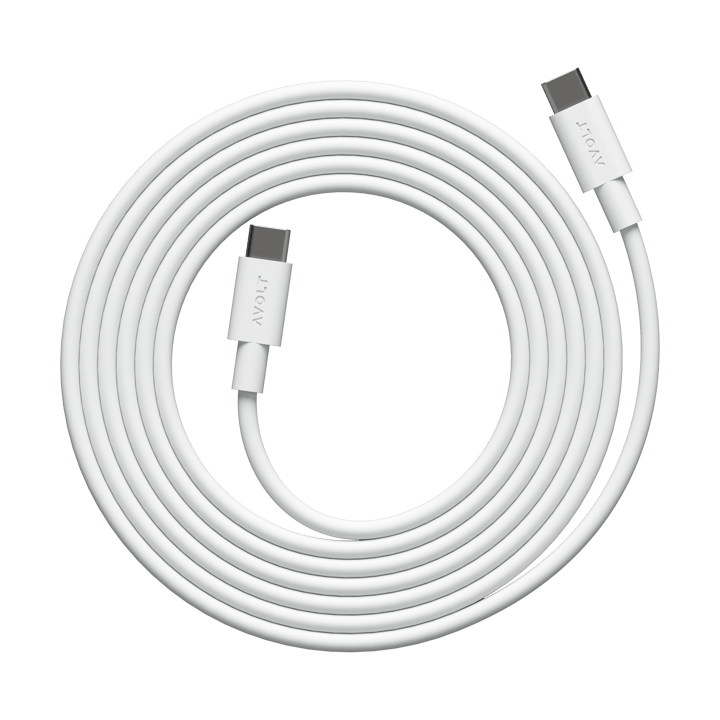 Cable 1 USB-C zu USB-C Ladekabel 2 m - White Martinelli Luce Edition - Avolt
