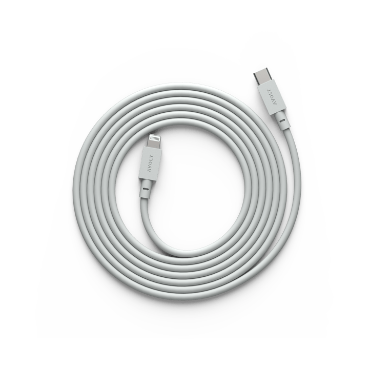 Kabel 1 USB C zu Lightning Ladekabel 2m - Gotland Gray - Avolt
