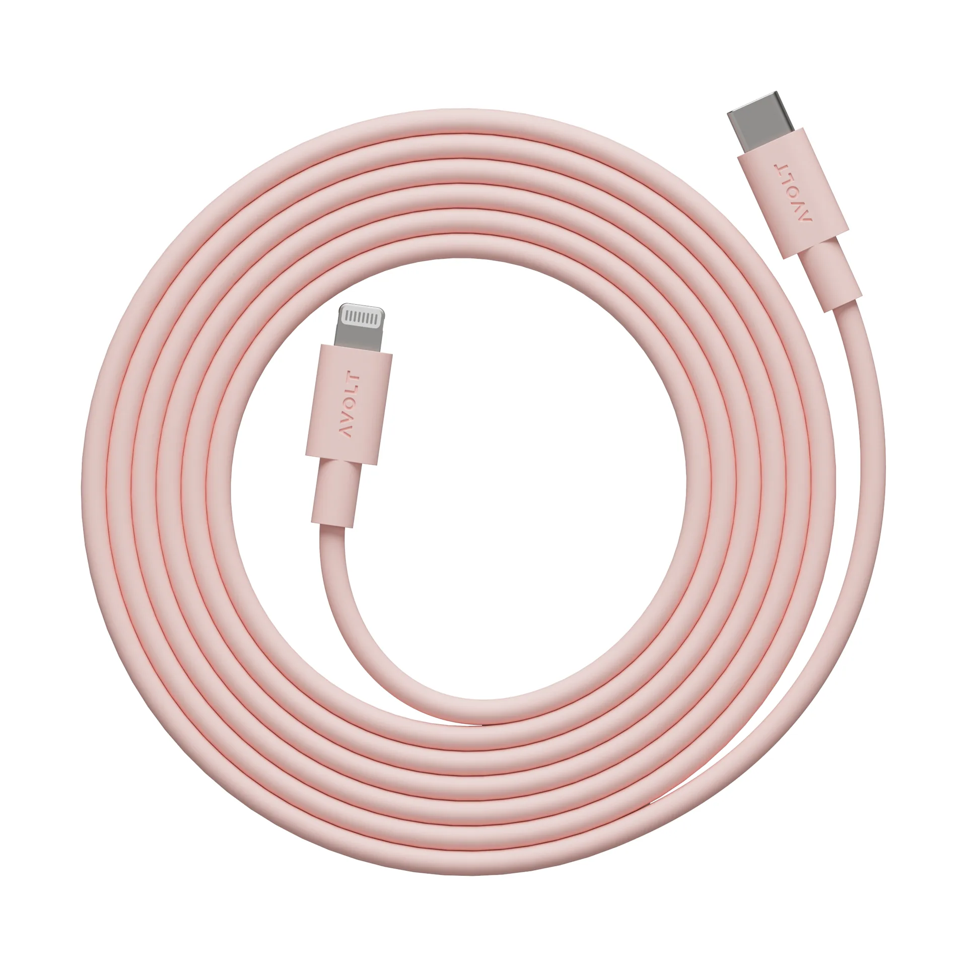 Kabel 1 USB C zu Lightning Ladekabel 2m, New Pink Avolt