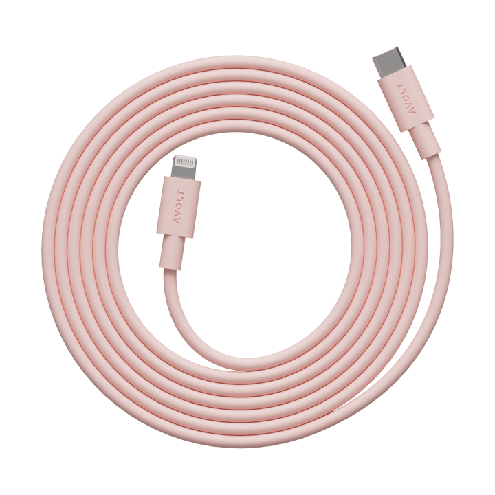 Kabel 1 USB C zu Lightning Ladekabel 2m - New Pink - Avolt