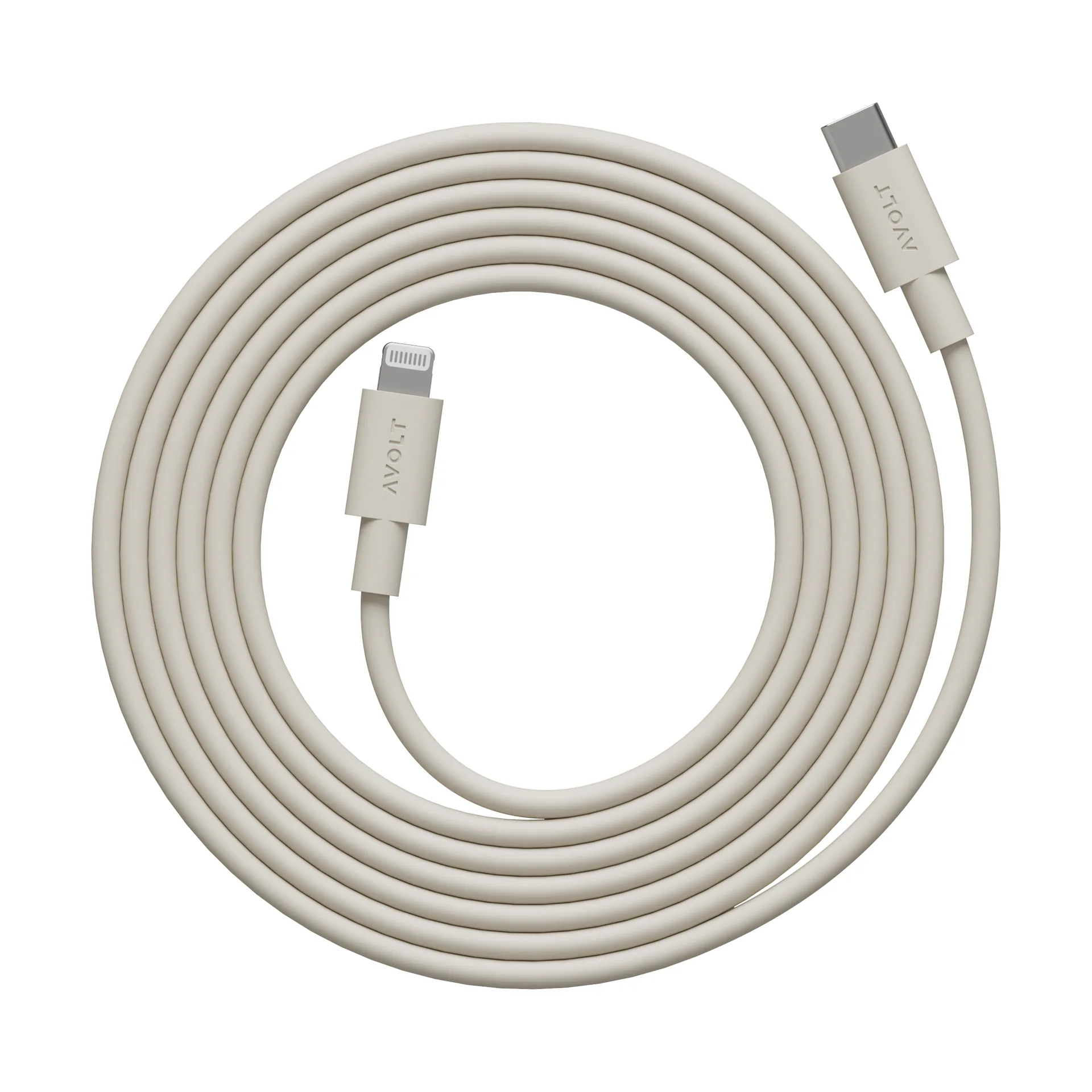 Kabel 1 USB C zu Lightning Ladekabel 2m, Nomad Sand Avolt