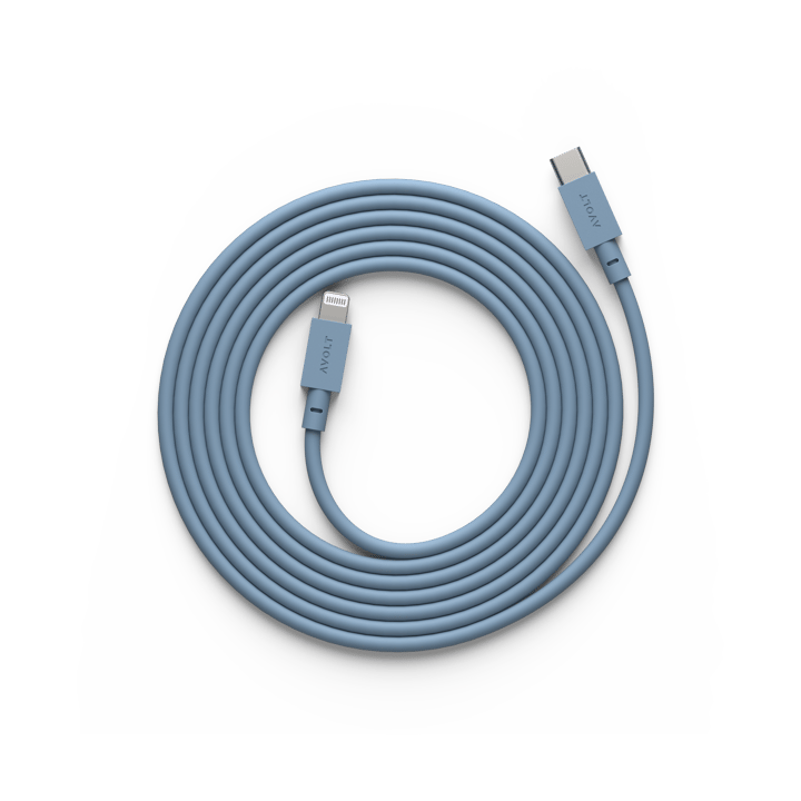 Kabel 1 USB C zu Lightning Ladekabel 2m - Shark Blue - Avolt