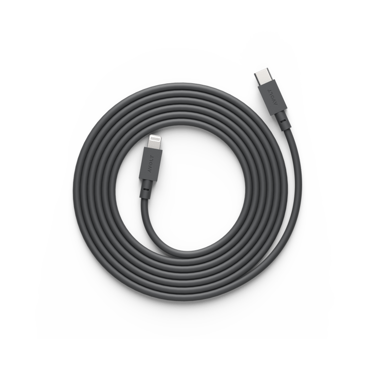 Kabel 1 USB C zu Lightning Ladekabel 2m, Stockholm Black Avolt