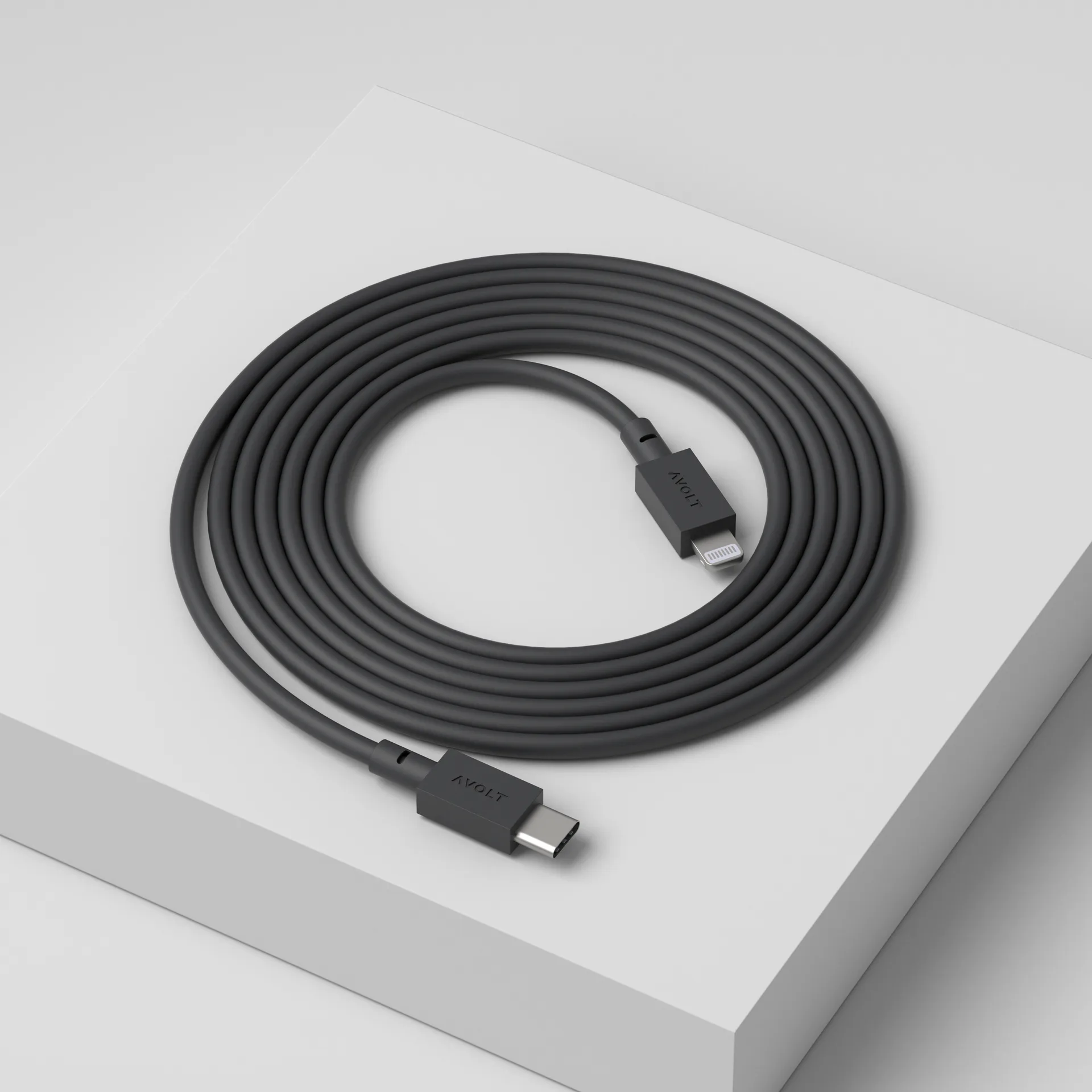 Kabel 1 USB C zu Lightning Ladekabel 2m, Stockholm Black Avolt