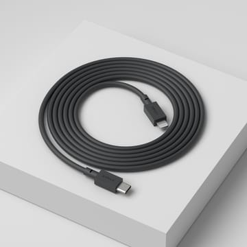 Kabel 1 USB C zu Lightning Ladekabel 2m - Stockholm Black - Avolt