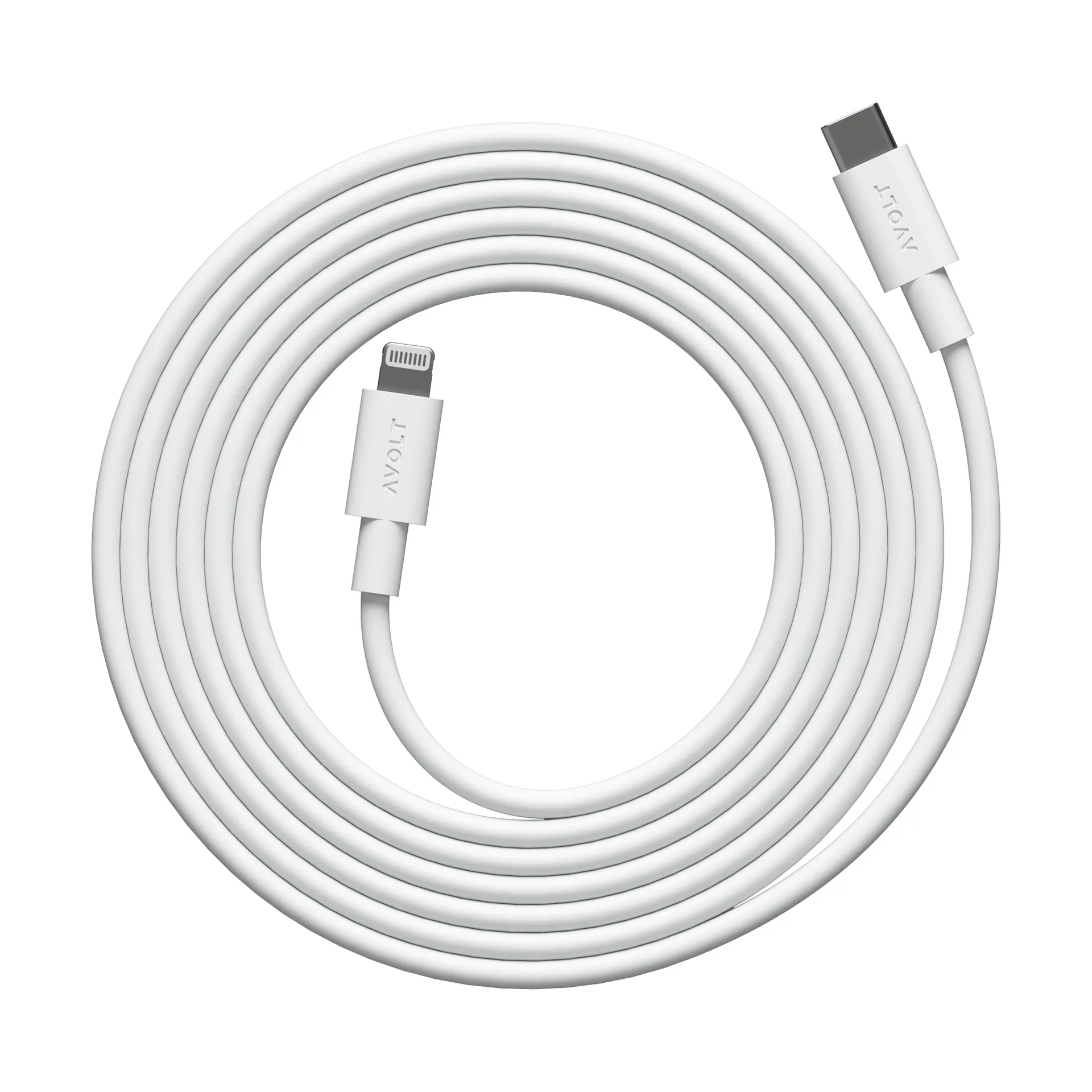 Kabel 1 USB C zu Lightning Ladekabel 2m, White Martinelli Luce Edition Avolt