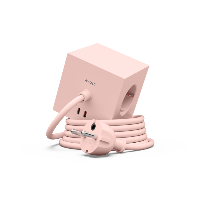 Square 1 Steckdose USB-C 30W 1,8 m - New Pink - Avolt