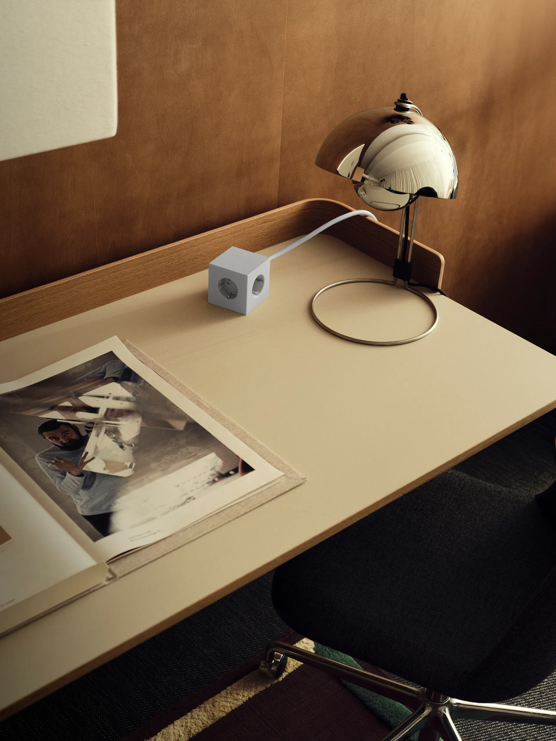 Square 1 Steckdosenleiste USB-C 30W 3 m, Gotland Gray Avolt