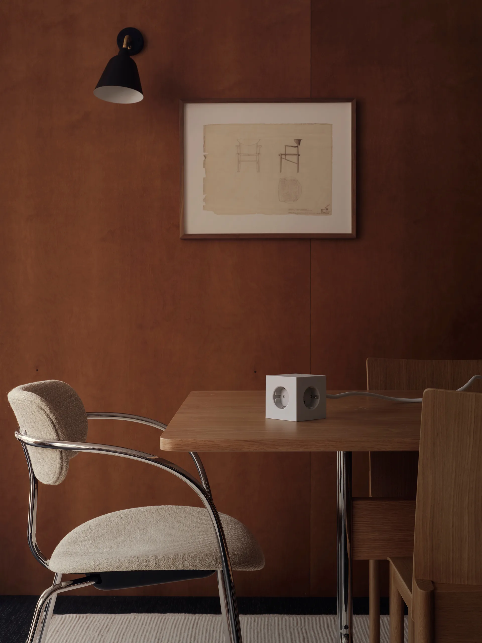 Square 1 Steckdosenleiste USB-C 30W 3 m, Gotland Gray Avolt