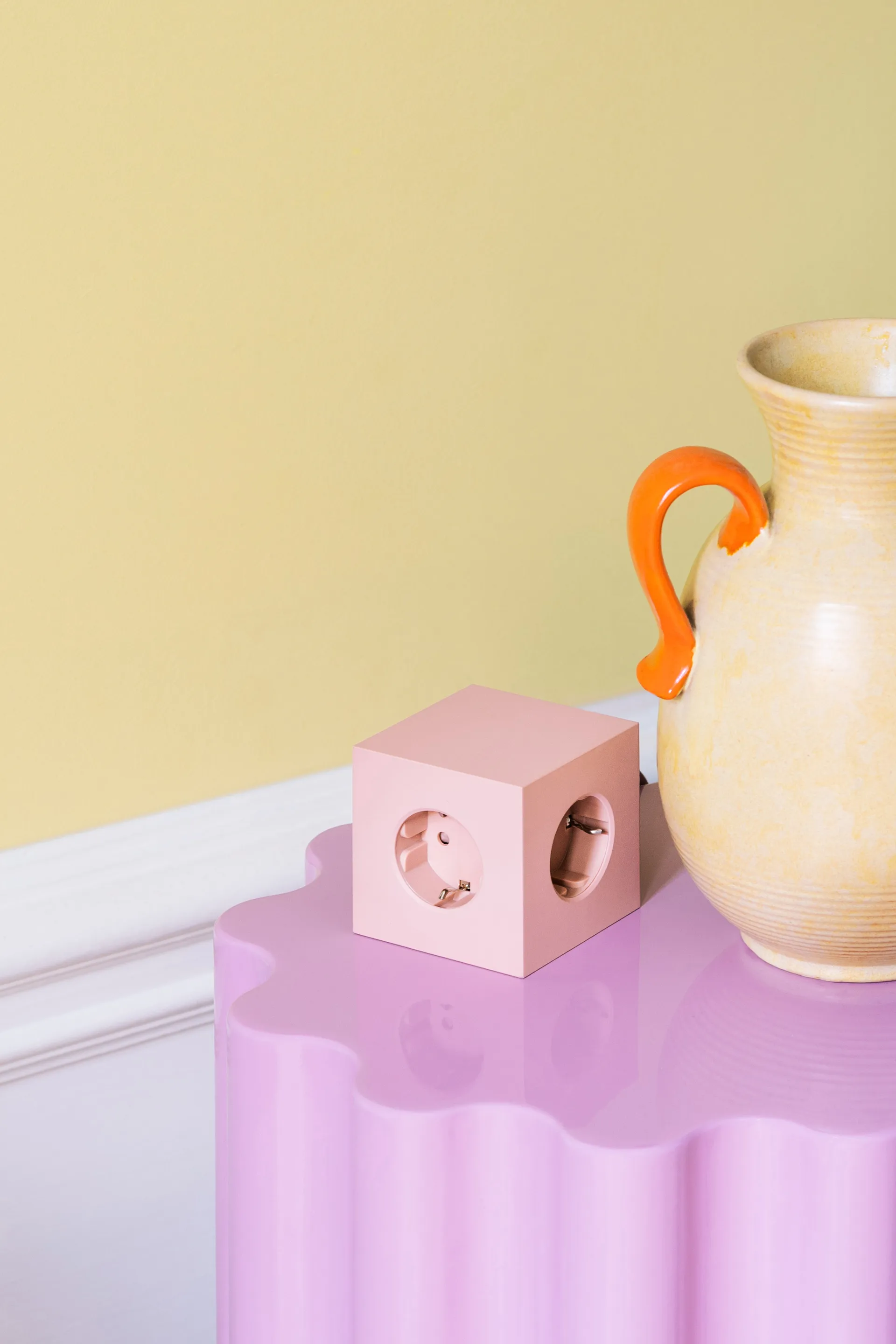 Square 1 Steckdosenleiste USB-C 30W 3 m, New Pink Avolt