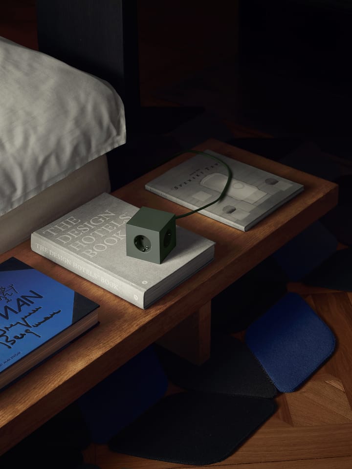 Square 1 Steckdosenleiste USB-C 30W 3 m, Oak Green Avolt